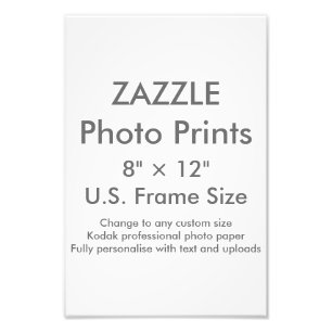 Custom 8" × 12" Photo Print (US Frame Size)