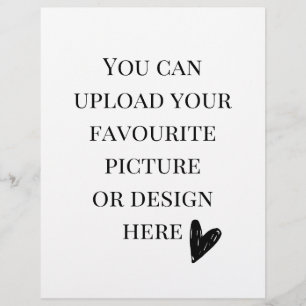 Custom 8.5" x 11" flyer