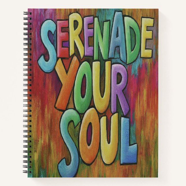 Custom 8.5" x 11" Spiral Notebook (Front)