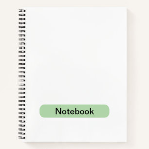 Custom 8.5" x 11" Spiral Notebook