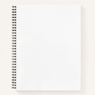 Custom 8.5" x 11" Spiral Notebook