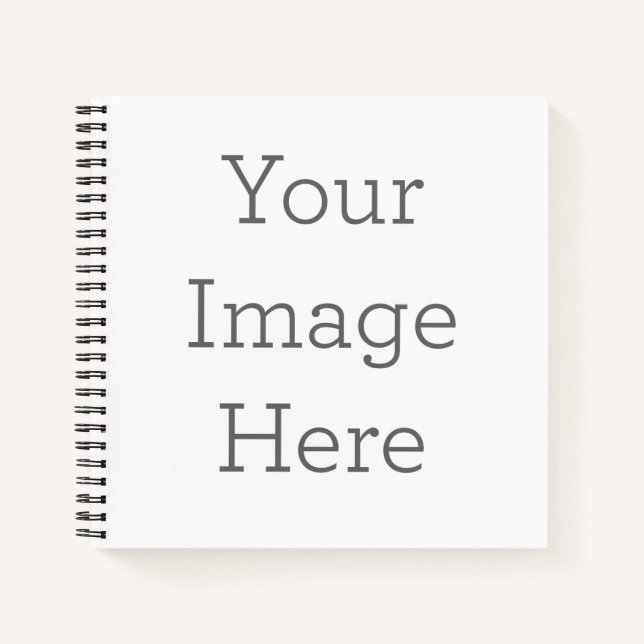 21.59 cm x 21.59 cm (8.5" x 8.5") Deluxe Spiral Notebook (Front)