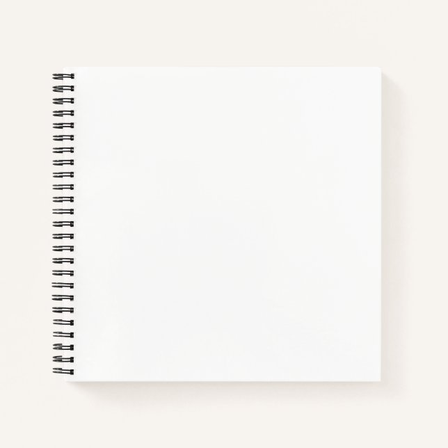 Custom 8.5" x 8.5" Spiral Notebook (Front)