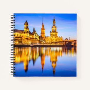Custom 8.5" x 8.5" Spiral Notebook Dresden