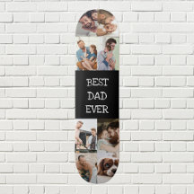 Custom 8 Photo collage Best Dad Ever Gift For Dad