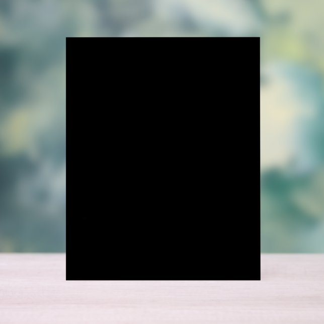 Custom 8" x 10" Acrylic Sign (Neutral)