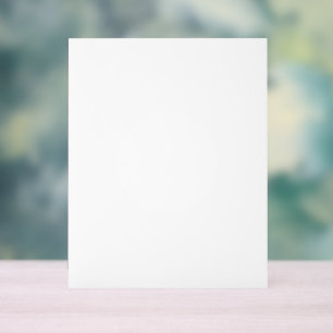 Custom 8" x 10" Acrylic Sign