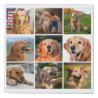 Custom 9 Photo Collage Personalised Pet Dog Lover