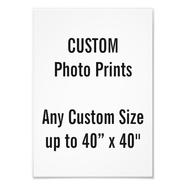 Custom A4 Photo Print UK Frame Size (Front)