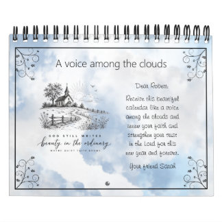 Custom A Voice Among the Clouds Christian Calendar