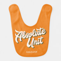 Custom Absolute Unit Meme Funny Retro Typography