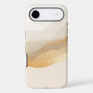 Custom Abstract Gold & Beige Gradient Phone Case