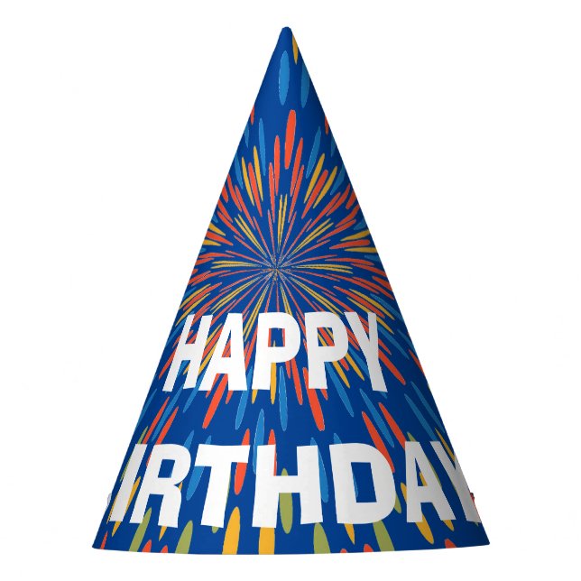 Custom Abstract Party Hat (Front)