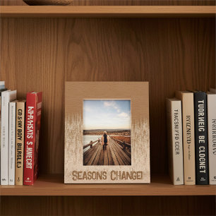 Custom Abstract Seasons Etched Picture Frame