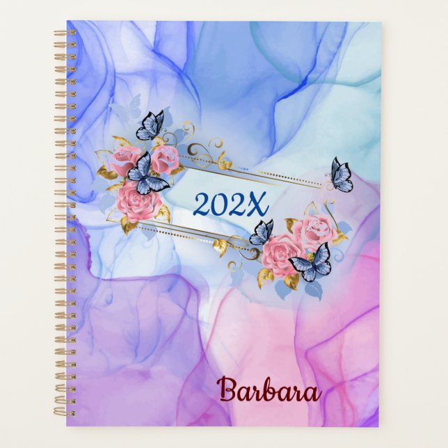 Custom Abstract Yearly Planner (Front)