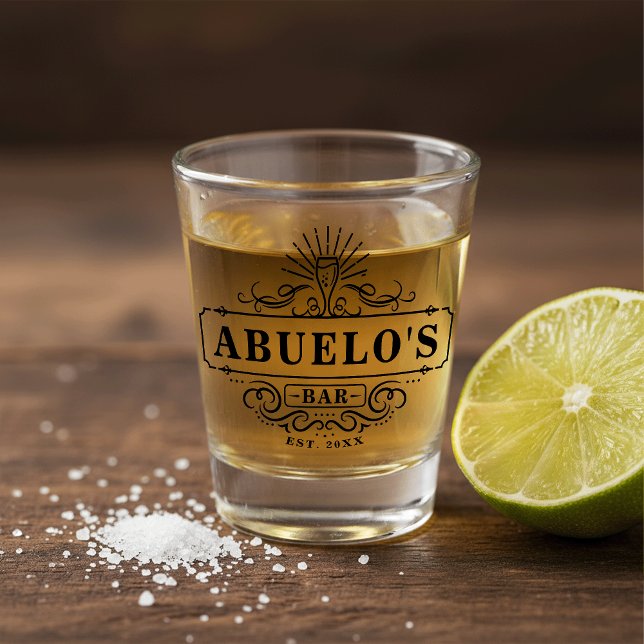 Custom Abuelo's Bar Year Established Shot Glass (Creator Uploaded)