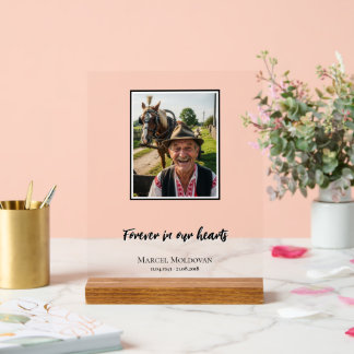 Custom Acryl Memorabile Photo Acrylic Sign