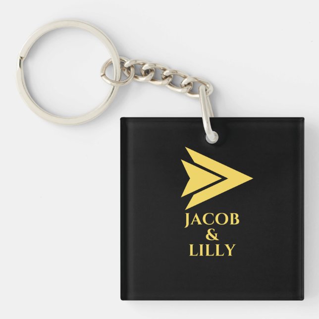 Custom Acrylic Keychains - Personalised & Stylish  (Front)