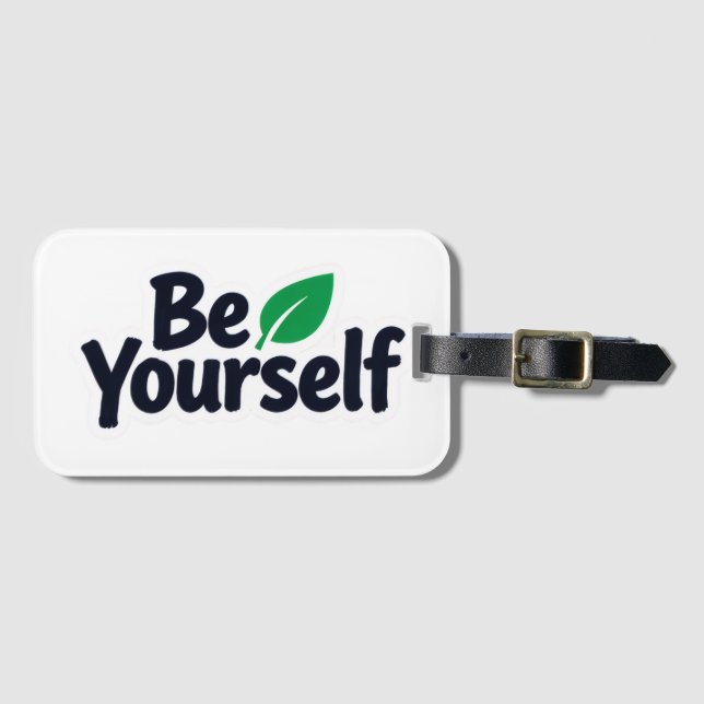 Custom Acrylic Luggage Tag – Durable Waterproof  (Front Horizontal)