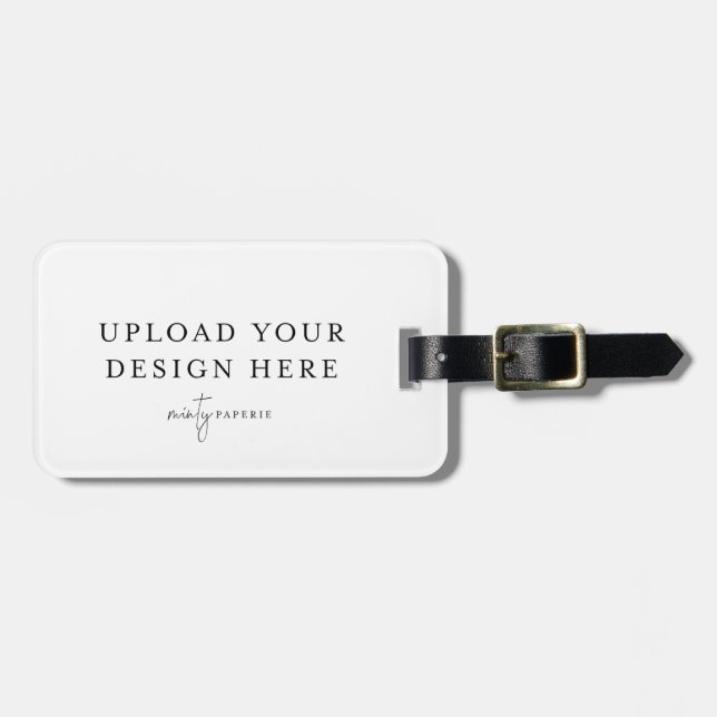 Custom Acrylic Luggage Tag (Landscape) (Front Horizontal)