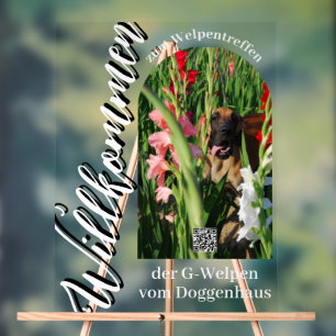 Custom Acrylic Photo Sign – Great Dane Edition