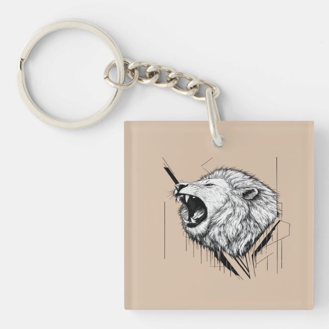 Custom acrylicKeychain | Stylish Durable Key Ring  (Front)