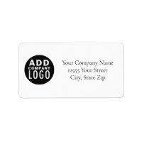 custom add a logo business address