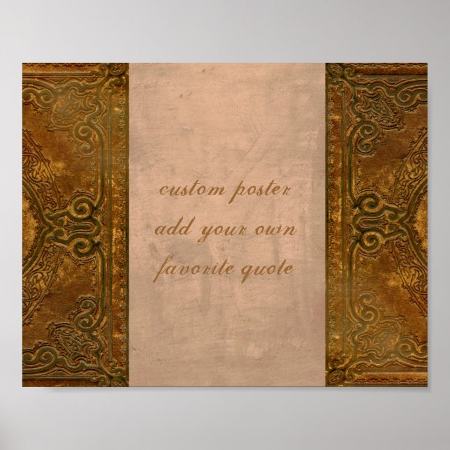custom add a quote poster vintage style (Front)