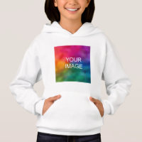 Custom Add Image White Template Girls Double Sided