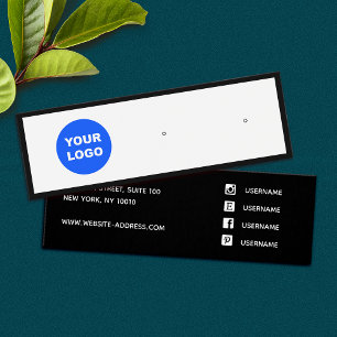 Custom Add Logo Stud Earring Display