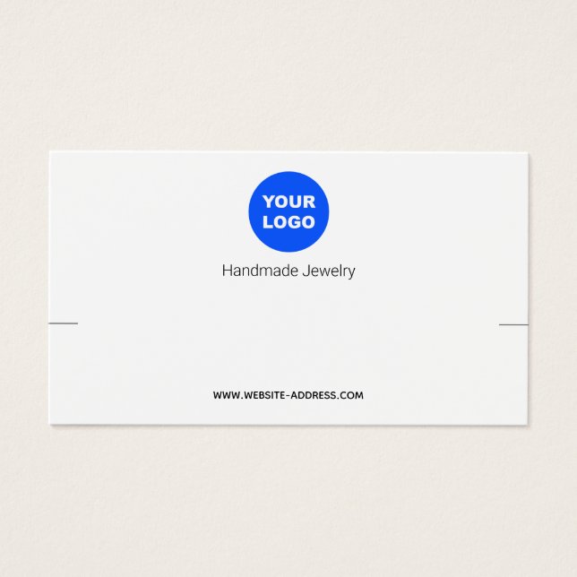  Custom Add Logo White Bracelet Display (Front)