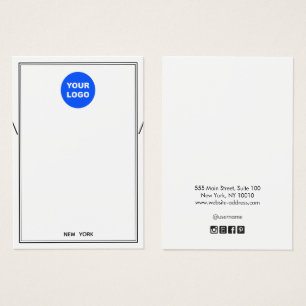 Custom Add Logo White Necklace Bracelet Display