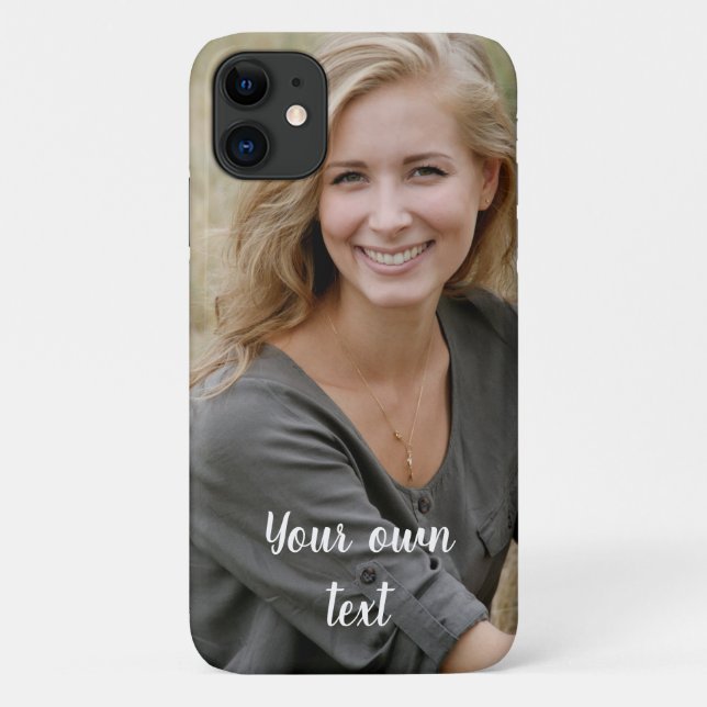 Custom, Add Photo and Text. Case-Mate iPhone Case (Back)