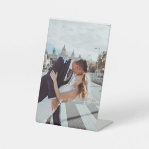 Custom, Add Photo and Text Pedestal Sign