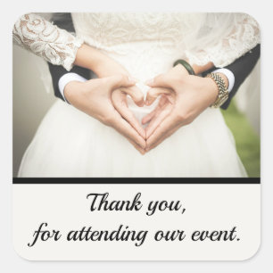 Custom. Add Photo and Text. Square Sticker