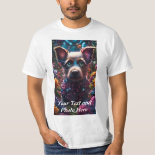 Custom, Add Photo and Text T-Shirt