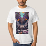 Custom, Add Photo and Text T-Shirt<br><div class="desc">Magnum in the Garden custom,  add your own photo and text,  t-shirt</div>