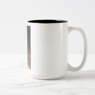Custom, Add Photo and Text Two-Tone Coffee Mug