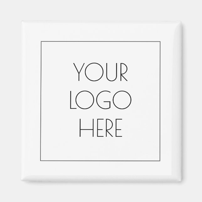 Custom Add Your Logo Magnet (Front)