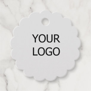 custom add your logo personalised company name gi favour tags