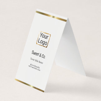 custom add your logo personalised company name pap business card