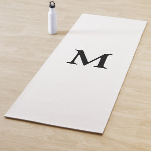 custom add your monogram yoga mat