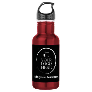 custom add your name photo text 532 ml water bottle