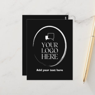 Custom Add Your Name Photo Text Postcard