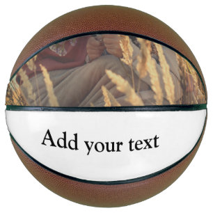 custom add your photo christmas personalised    basketball