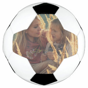 custom add your photo christmas personalised football