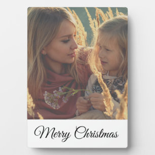 custom add your photo christmas personalised plaque