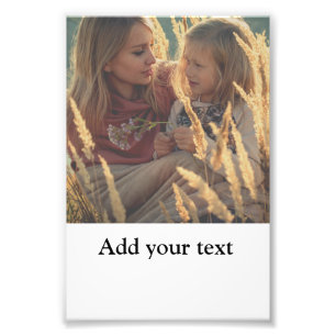 custom add your photo christmas personalised    print