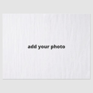 custom add your photo christmas personalised tissue paper