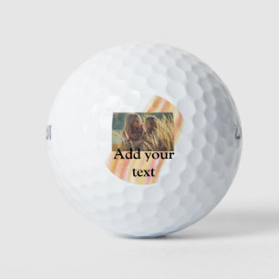 custom add your photo christmas personalised water golf balls